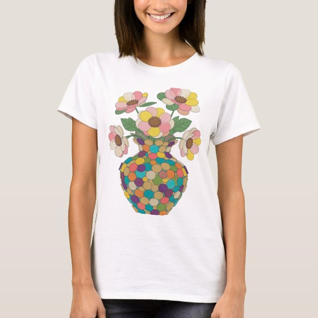 T-shirt Belle conception de déclaration d'art abstrait arg (Devant)