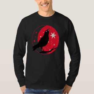 T-shirt Belle Corneille Noire Corneille Oiseaux Veille Ois