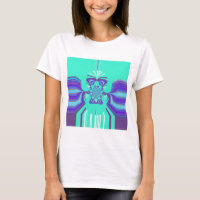 Belle couleur vectorielle bleu cyan cyan iridescen