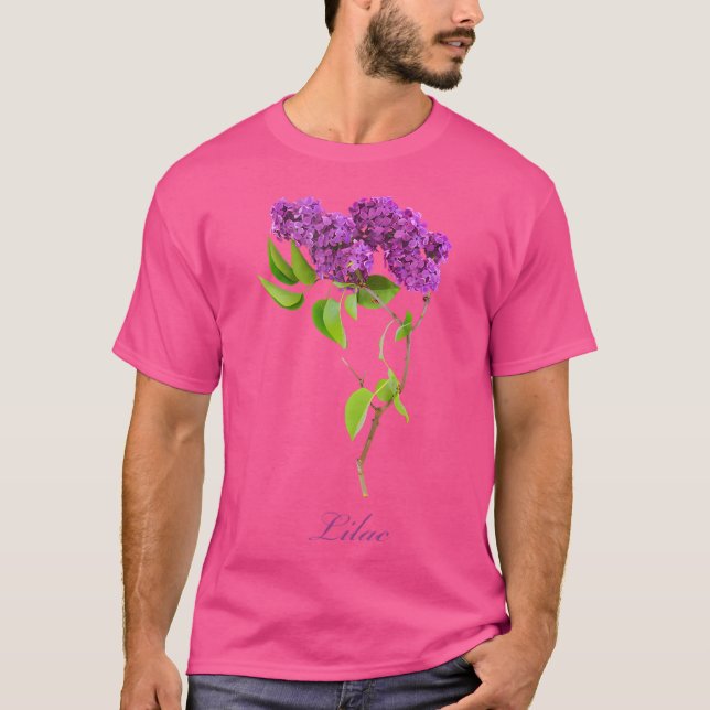 T-shirt Belle coupe de lilas rose frais (Devant)