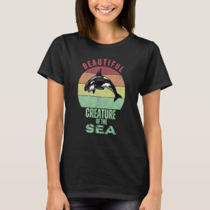T-shirt Belle Créature Du Tueur De Chemises De Mer Orca Wh