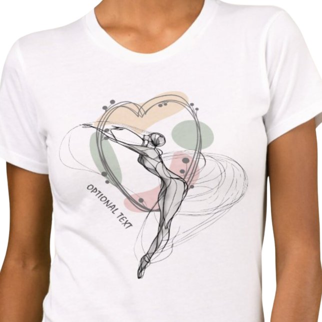 T-SHIRT BELLE DANSEUSE BOHO (Beautiful boho dancer t shirt.)