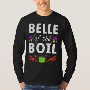 T-shirt Belle De L'Ébullition Mardi Gras Crawfish Cajun Fu