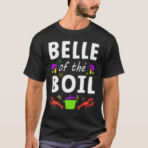 T-shirt Belle De L'Ébullition Mardi Gras Crawfish Cajun Fu