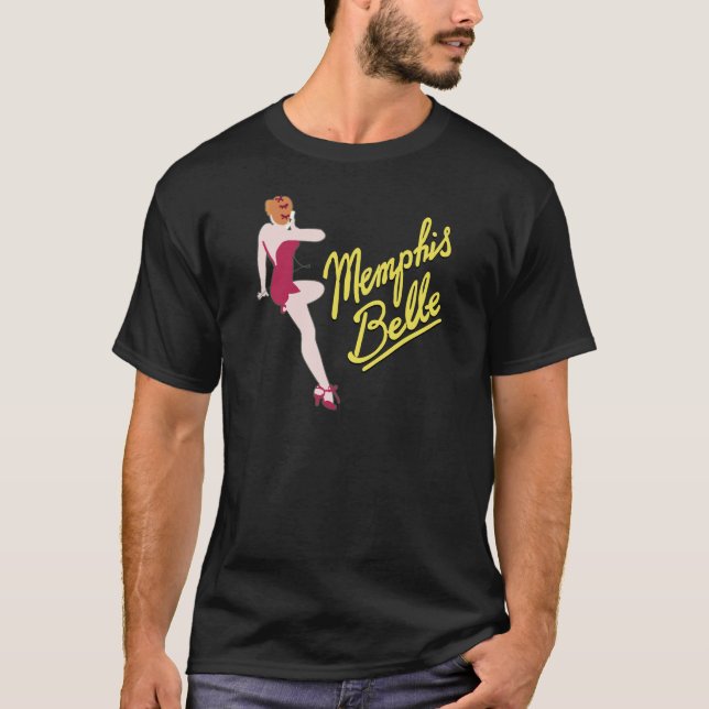 T-shirt Belle de Memphis de forteresse du vol B-17 (Devant)