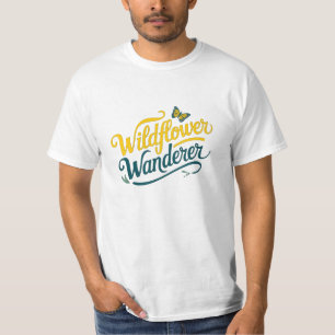T-shirt Belle et fantastique carte graphique Flower Lover