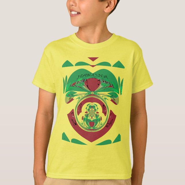 T-shirt Belle Ethiopie Belle Hakuna Matata J'aime Hea (Devant)