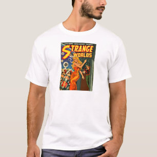 T-shirt Belle femme de l'espace du monde étranger