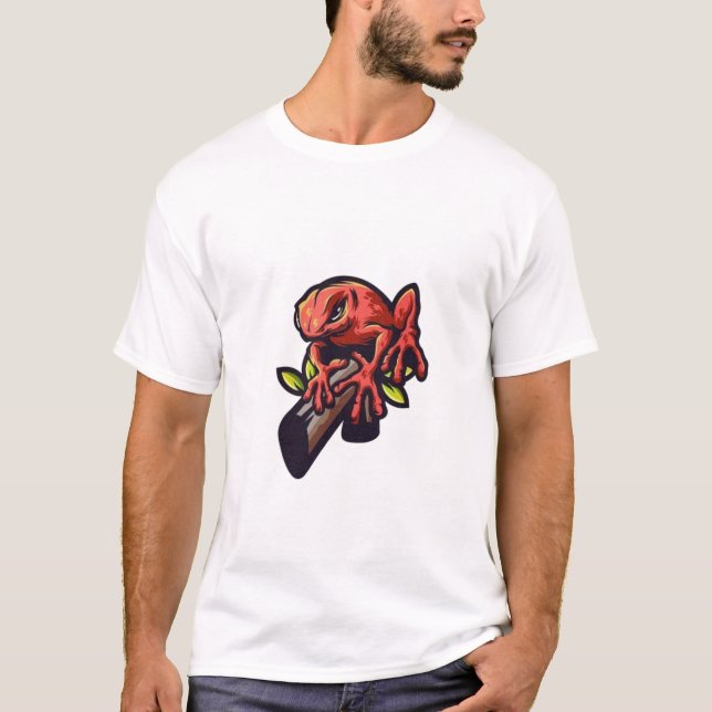 T-shirt Belle fille grenouille (Devant)