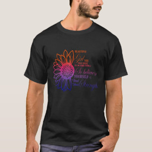 T-shirt Belle Fille On T'A Fait Faire Des Choses Dures