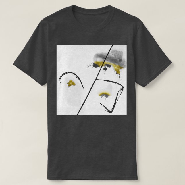 T-shirt belle fleur art abstrait (Design devant)