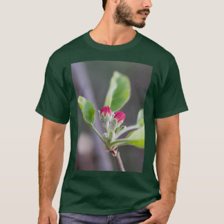 T-shirt Belle floraison de pomme rose