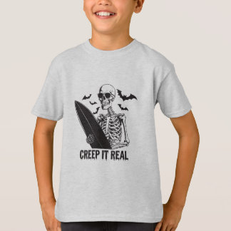 T-shirt Belle Halloween Creep It Real