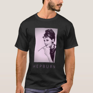 T-shirt Belle Hepburn Pour Les Ventilateurs De Film Classi