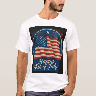 T-shirt Belle image pour la fête de l'Indépendance