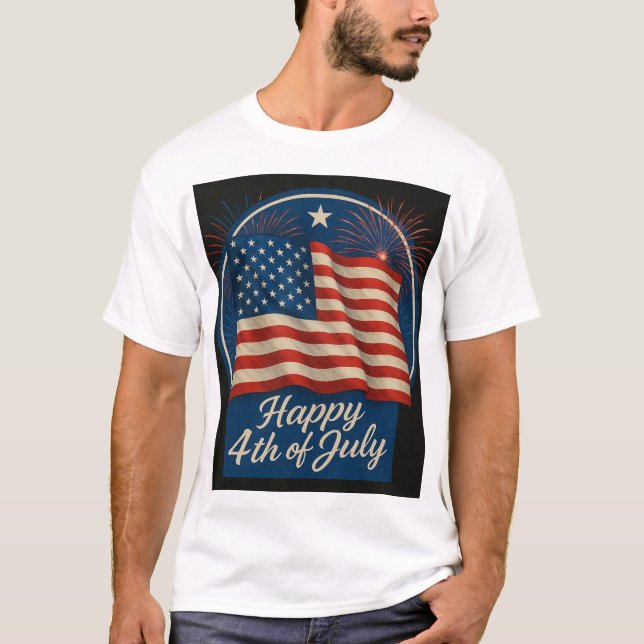 T-shirt Belle image pour la fête de l'Indépendance (Devant)