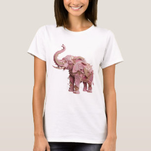 T-shirt Belle impression de mode d'art abstrait en or