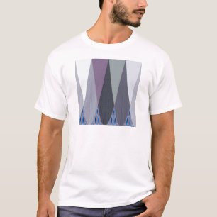 T-shirt Belle impression Extraordinaire Chevron Design Art