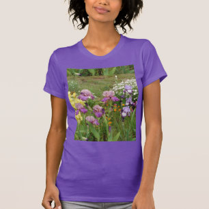 T-shirt Belle Iris Fleur violet Fleur Photo