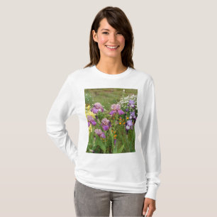 T-shirt Belle Iris Fleur violet Fleur Photo