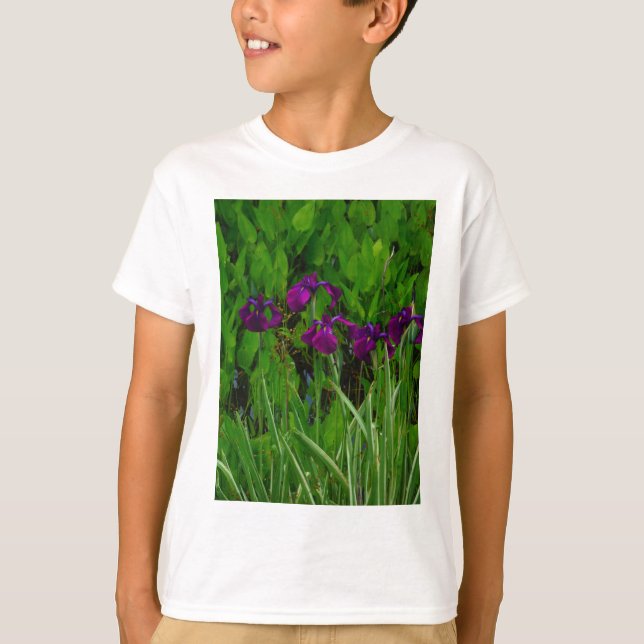 T-shirt Belle Iris Violet (Devant)