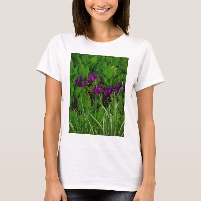 T-shirt Belle Iris Violet (Devant)