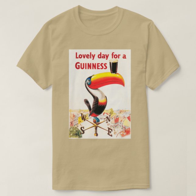 T-shirt Belle Journée Pour Un Guinness 1 (Design devant)