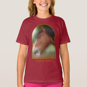 T-shirt Belle jument de trait Shire personnalisée