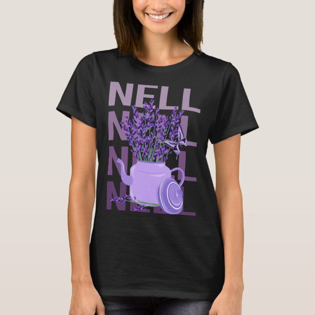 T-shirt Belle Lavande - Nell Name (Devant)
