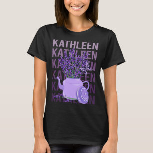 T-shirt Belle Lavande - Nom de Kathleen