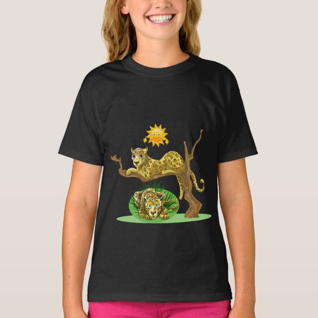 T-shirt Belle Lioness Lion Animal sous le soleil (Devant)