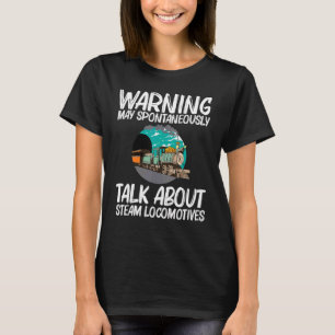 T-shirt Belle locomotive à vapeur pour hommes femmes train