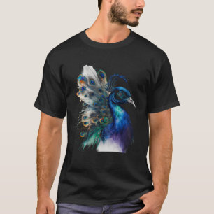 T-shirt belle Majestic Peacock au clair de lune