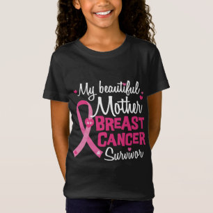 T-Shirt Belle maman Mère Cancer du sein Survivant