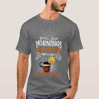 T-shirt Belle matinée avec Espresso Romano