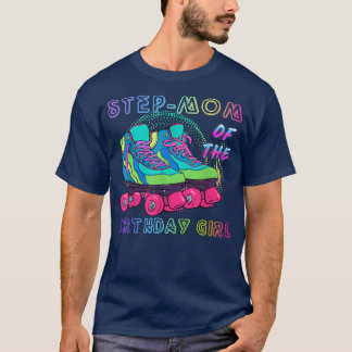 T-shirt Belle-mère de la fille d'anniversaire Patin à roul