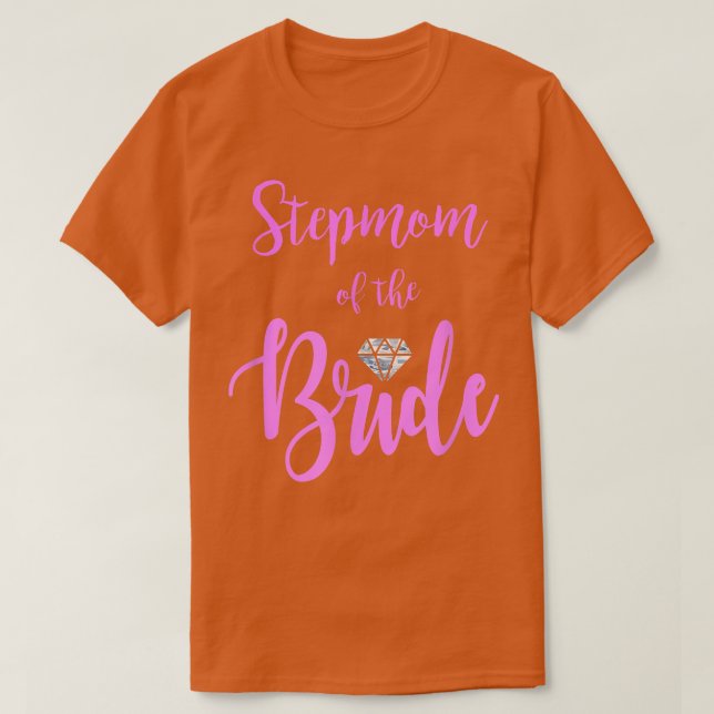 T-shirt Belle-mère de la mariée T  Bague de mariage de la  (Design devant)