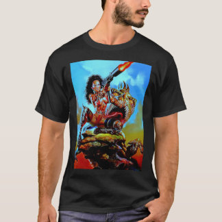 T-shirt Belle Modèle Julie Strain Neon Pin Up Womens Ba