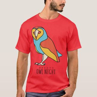 T-shirt Belle Nuit de hibou