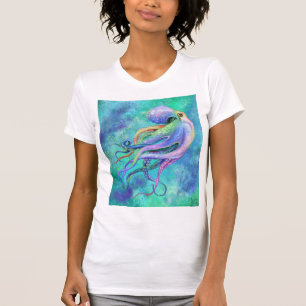 T-shirt Belle Octopus couleur - Dessin à motifs