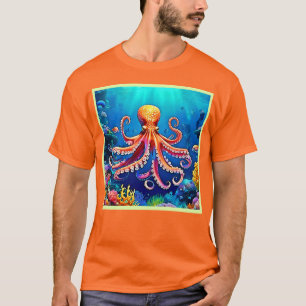 T-shirt Belle Octopus sous-marine