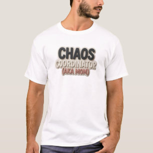 T-shirt Belle œuvre d'art COORDINATRICE DE CHAOS Grise MAM
