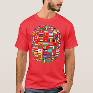 T-shirt Belle PAIX tout le monde est contre le racisme