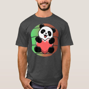T-shirt Belle Panda Bear Sunset Premium 1236