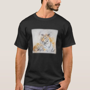 T-shirt Belle peinture sur tigre du Bengale