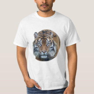 T-shirt Belle photo du visage du tigre du Bengale