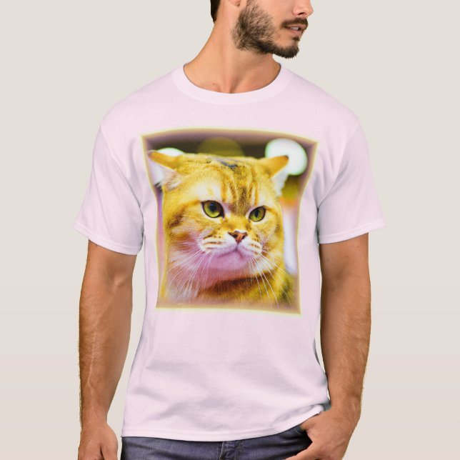 T-shirt Belle photo d'un mignon chat. Commandez dès mainte (Devant)