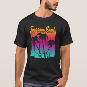 T-shirt Belle plage au trésor Jamaïque