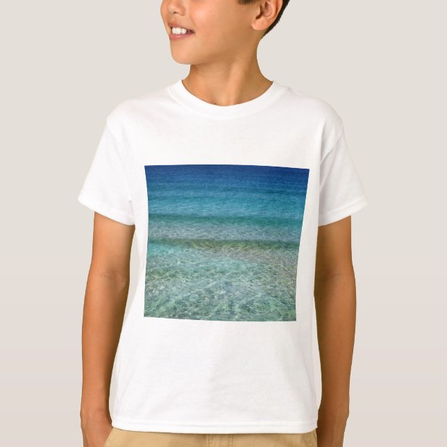T-shirt Belle plage de sable (Devant)