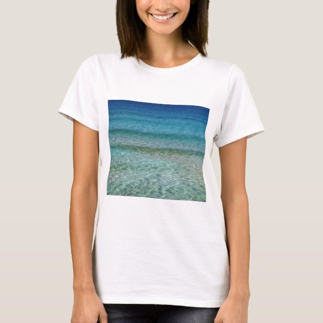T-shirt Belle plage de sable (Devant)